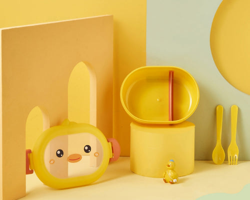 TWO GRID DUCK P. LUNCH BOX