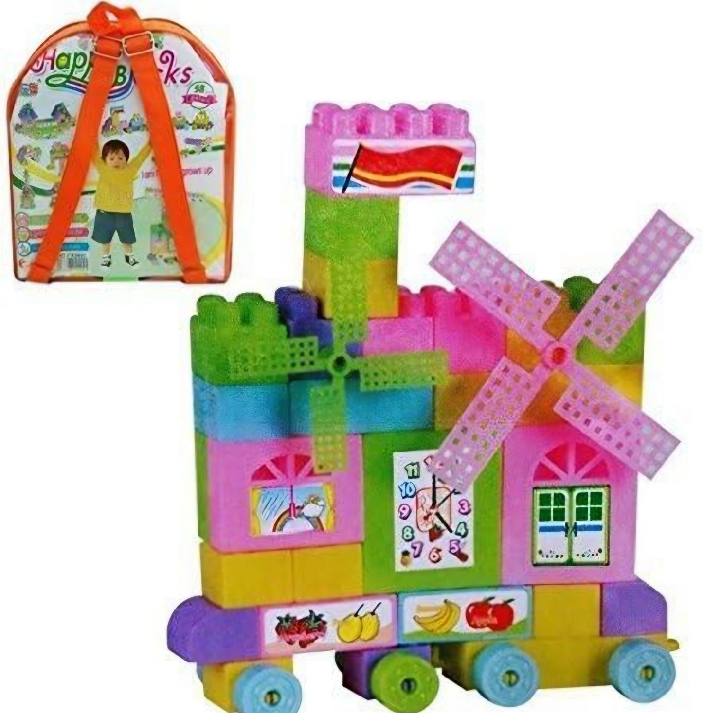 HAPPY BLOCKS BUILDING 47 PCS