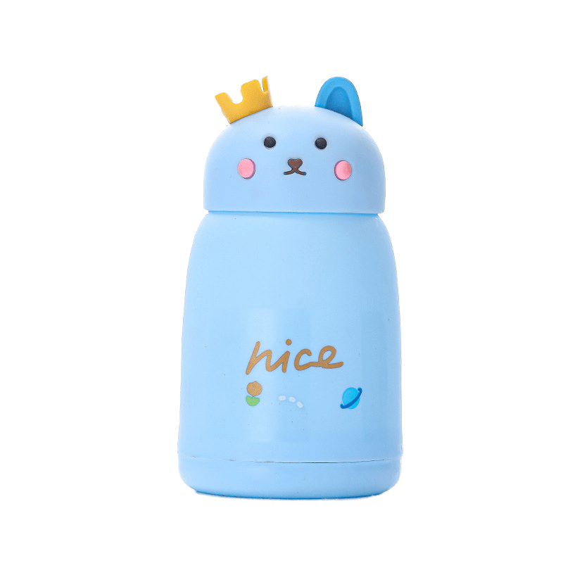 CUTE RABBIT GLASS WATER BOTTLE 330 ML