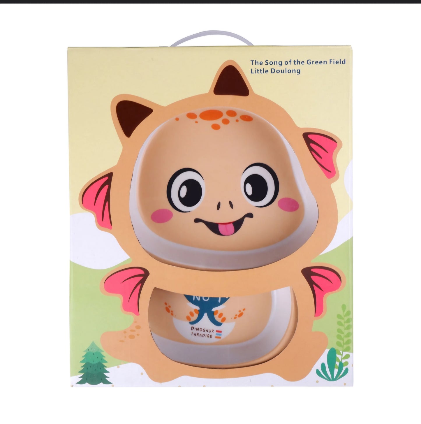 TABLEWARE BAMBOO 5 PCS SET GIRLS/BOYS